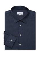 Eton Contemporary Fit Solid Flannella Dress Shirt