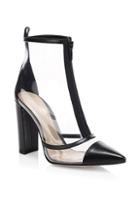 Gianvito Rossi Clear Leather Point-toe Booties