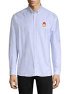 Ami Smiley Button-down Shirt