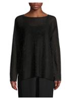 Eileen Fisher Sheer Boatneck Sweater