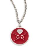 Gucci Gucci Ghost Sterling Silver Pendant Necklace