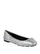 Tory Burch Laila Leather Driver Ballet Flats