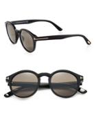 Tom Ford Eyewear Lucho Round 49mm Sunglasses