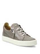Giuseppe Zanotti Maryland Croc-embossed Leather Low-top Sneakers