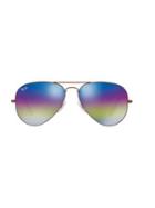 Ray-ban 54 Mm Rainbow Flash Aviator Sunglasses
