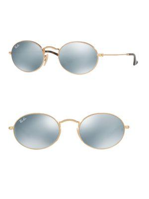 Ray-ban Solid Oval Sunglasses