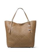 Michael Kors Collection Hutton Woven Leather Tote