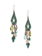 Erickson Beamon Emerald City Crystal Drop Earrings