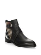 Burberry Vaughan Flat Leather Boots