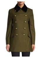 Burberry Kelson Double-breasted Military Wool Coat