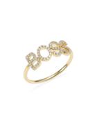Ef Collection 14k Yellow Gold & Diamond Boss Ring