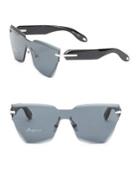 Givenchy Tinted Square Aviator Sunglasses