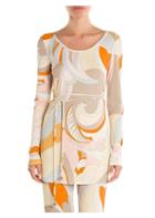 Emilio Pucci Print Jersey Belted Tunic Top