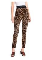 Dolce & Gabbana Leopard Stretch Cady Leggings