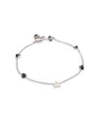 Gucci Black Rhodium & Sterling Silver Star Bracelet