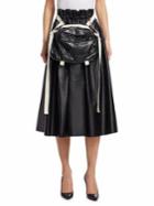 Loewe Leather Skirt With Belt Bag