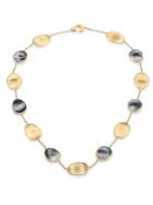 Marco Bicego Lunaria Black Mother-of-pearl & 18k Yellow Gold Necklace