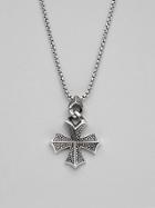 Stephen Webster Sterling Silver Cross Necklace
