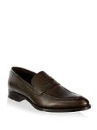 To Boot New York James Leather Penny Loafers