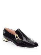 Roger Vivier Polly Leather Loafers