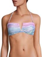 Mara Hoffman Waves Reversible Bikini Top