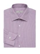 Canali Gingham Modern-fit Cotton Dress Shirt