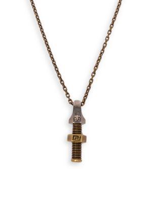 Versace Screw Washer Necklace