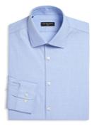 Saks Fifth Avenue Collection Dotted Regular-fit Dress Shirt