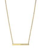 Chopard Ice Cube Diamond & 18k Yellow Gold Pendant Necklace