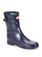 Hunter Refined Constellation Print Short Rain Boots