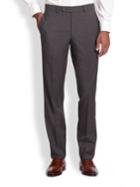 Saks Fifth Avenue Collection Collection Wool Check Trousers