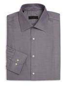 Ike Behar Regular-fit Pinstriped Dress Shirt