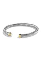 David Yurman Cable Classics Bracelet With Pearls And 14k Yellow Gold