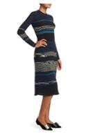 Proenza Schouler Striped Wool-blend Sweater Dress