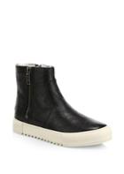 Frye Gia Shearling-lined Leather High-top Boots
