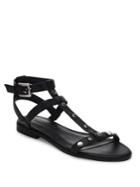 Rebecca Minkoff Sandy Studded Leather Gladiator Sandals