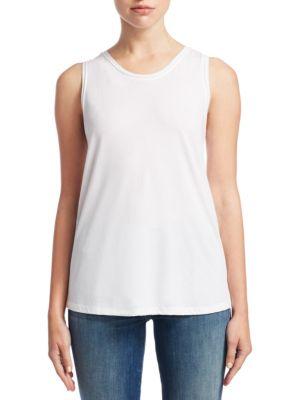 Theory Open Back Tank Top