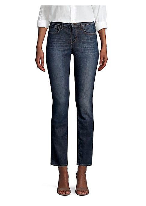 L'agence Selah Mid-rise Straight Jeans