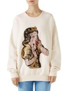 Gucci Sequin Snow White Sweatshirt
