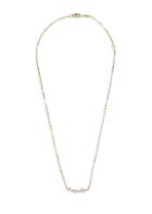 Lana Jewelry Diamond Trio & 14k Gold Bar Necklace