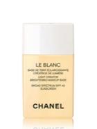 Chanel Le Blanc Light Creator Brightening Makeup Base Broad Spectrum Spf 40