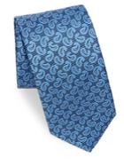 Eton Pine Paisley Silk Tie