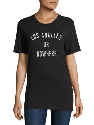 Knowlita Los Angeles Or Nowhere Cotton Graphic Tee