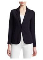 Majestic Filatures French Terry One-button Blazer