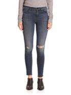 J Brand Maria High-rise Distressed Skinny Jeans