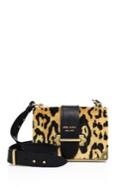 Prada Cahier Leopard-print Velvet Shoulder Bag