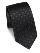Hugo Boss Square Patterned Silk Tie