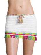 Anna Kosturova Swim Astral Nomad Cotton Mini Skirt