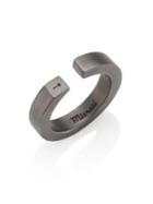 Miansai Rhodium-plated Sterling Silver Ipsum Ring