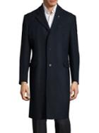 Eidos Single-breasted Cashmere Blend Overcoat